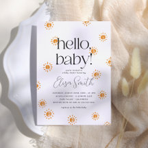 Hello Baby | Boho Sunshine Baby Dusche