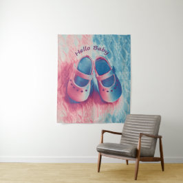 Hello Baby - charmant Wandteppich