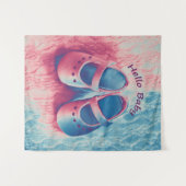 Hello Baby - charmant Wandteppich (Vorderseite (Horizontal))