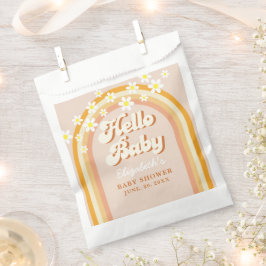 Hello Baby Cute Groovy Baby Shower Geschenktütchen