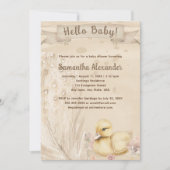 Hello Baby Dusche Einladung (Vorderseite)