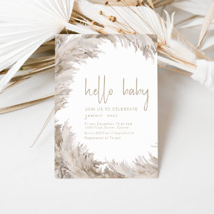 Hello Baby Dusche Party Einladung Template