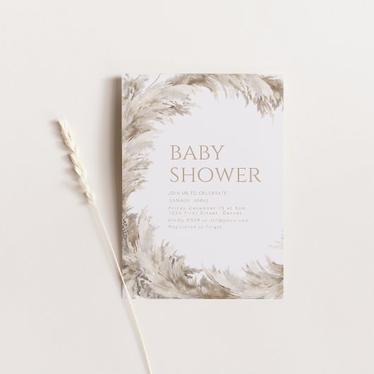 Hello Baby Dusche Party Einladung Template