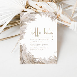 Hello Baby Dusche Party Einladung Template