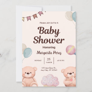 Hello Baby  Einladung zu einer süßen Feier