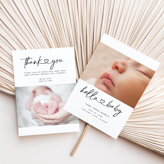 Hello Baby Heart Script-Flachbildschirm-Ankündigun Ankündigung