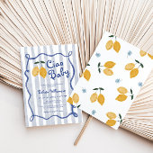 Hello Baby Lemon Boys Baby Dusche Einladung