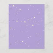 Hello Baby Lila Dream Wünsche für Babydusche (Rückseite)