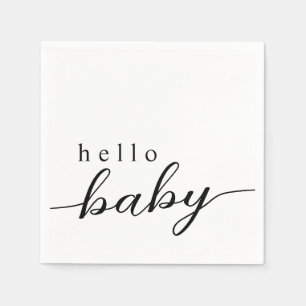 Hello Baby Modern Baby Dusche Serviette