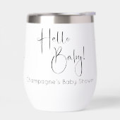 Hello Baby Modernes Script Baby Dusche (Links)