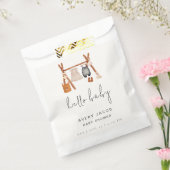 Hello Baby | Niedlich Boho Kleidung Kinderdusche Geschenktütchen (Versiegelt)