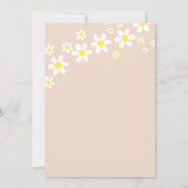  Hello Baby - Retro Groovy Baby Shower Dankeskarte (Rückseite)