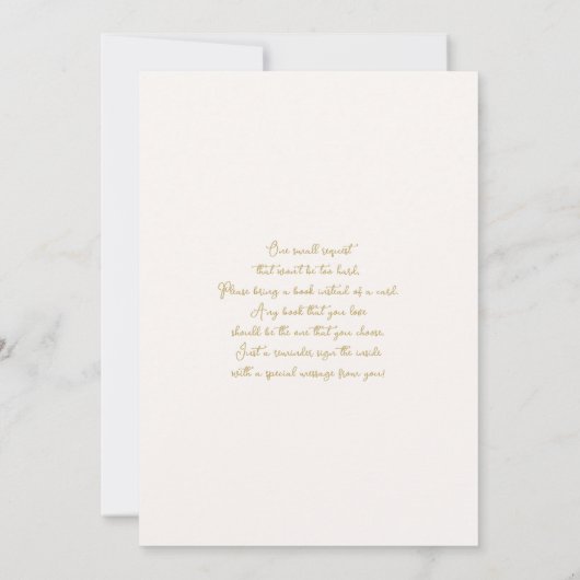 Hello Baby Sage Green Baby Dusche Einladung (Rückseite)