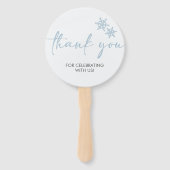 Hello Baby Shower Fächer (Rückseite)