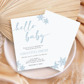 Hello Baby Shower Invitation Einladung