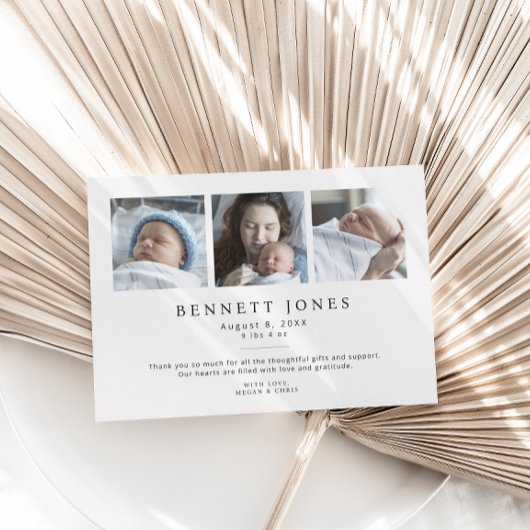 Hello Baby Simple Script Foto Geburtserklärung Ankündigung