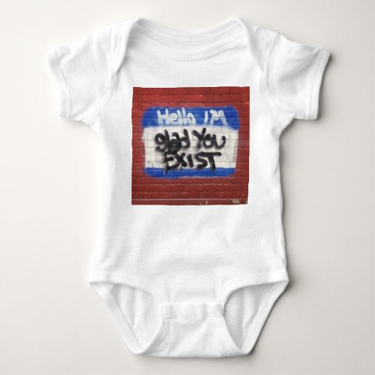 HELLO BABY STRAMPLER (Vorderseite)