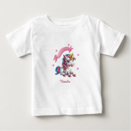Hello Baby Unicorn Baby T-shirt