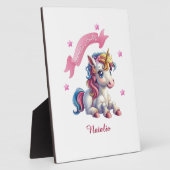 Hello Baby Unicorn Fotoplatte (Seite)