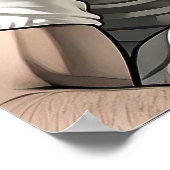 Hello Beautiful 1950er Jahre Romance Comic Poster (Ecke)