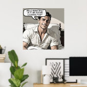 Hello Beautiful 1950er Jahre Romance Comic Poster (Heimbüro)