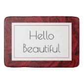 Hello Beautiful Bath Mat Badematte (Vorderseite)