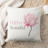 Hello Beautiful Elegant Throw Kissen (Decke)