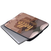 "Hello Beautiful" Laptopschutzhülle (Vorne Knopf)