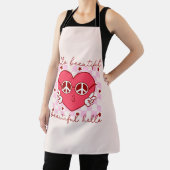 Hello Beautiful Pink Heart Schürze (InSitu)