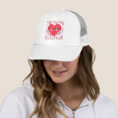 Hello Beautiful Pink Heart Truckerkappe (Beispiel)