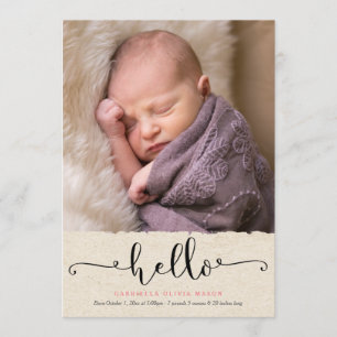 Hello Birth Ankündigung