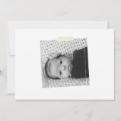 HELLO Birth Ankündigung // Imitats Gold Foil (Rückseite)