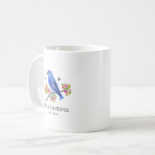 Hello Bluebirds Tasse - White (Vorderseite Links)