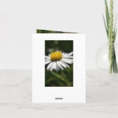 Hello Blume Anpassbare Leerwertkarte Karte (Rückseite)