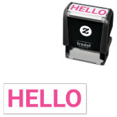 HELLO-Briefmarke Permastempel (Beispiel)