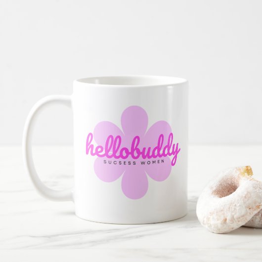 hello buddy t shirt kaffeetasse (Mit Donut)