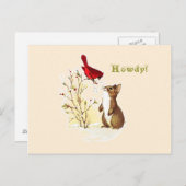 Hello Bunny Postcard Postkarte (Vorne/Hinten)