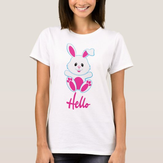 Hello Bunny T-Shirt (Vorderseite)