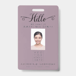 Hello Business Photo ID Identification Plastic Ausweis