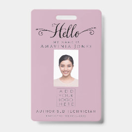 Hello Business Photo ID Identification Plastic Ausweis