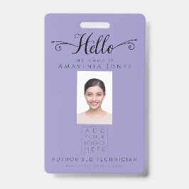 Hello Business Photo ID Identification Plastic Ausweis