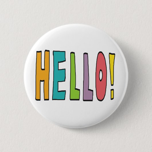 Hello! Button (Vorderseite)