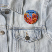 HELLO! Buttons Blue Sky Orange Fall Tree Blätter (Beispiel)