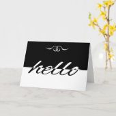 Hello Card Karte (Gelbe Blume)