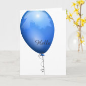 Hello Card Karte (Gelbe Blume)