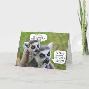 Hello Card   Niedlich Funny Animal Spaß Selfie Jok Karte