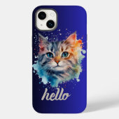 Hello Cat IPhone Case (Rückseite)