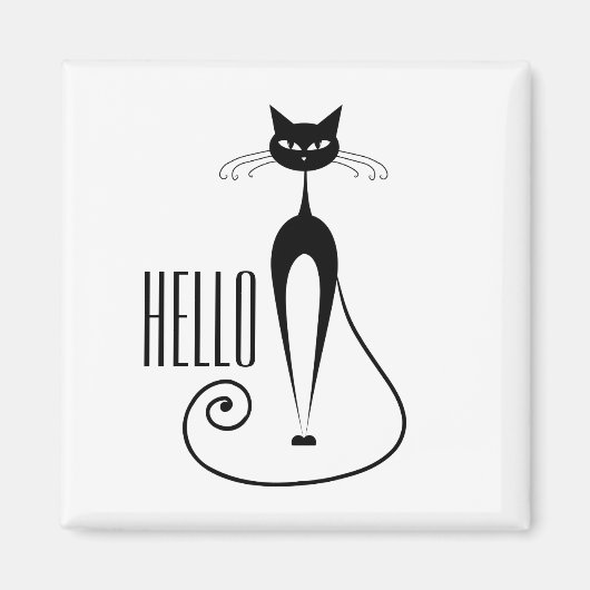 Hello Cat Magnet (Vorne)