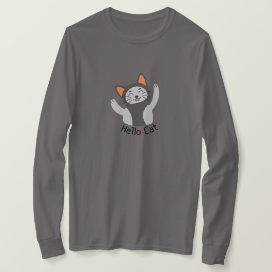 Hello Cat T-Shirt (Design vorne)