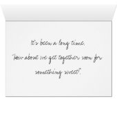 Hello Chocolate Bits and Almonds Word Cloud (Innenansicht Horizontal (Unten))